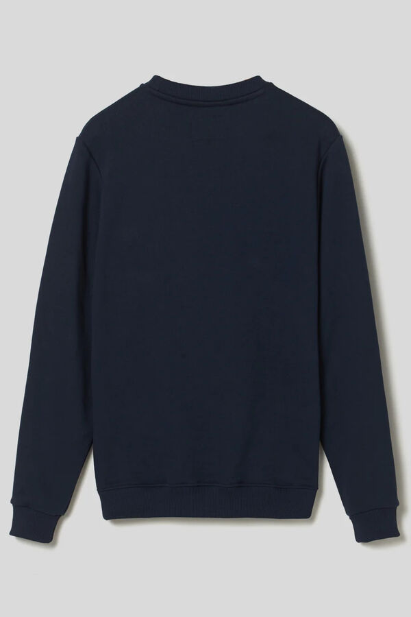 Silbon Sudadera clasica logo azul marino Azul marino