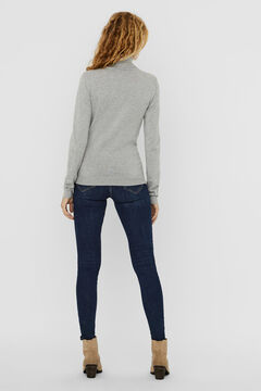 Cortefiel High neck jumper Gray