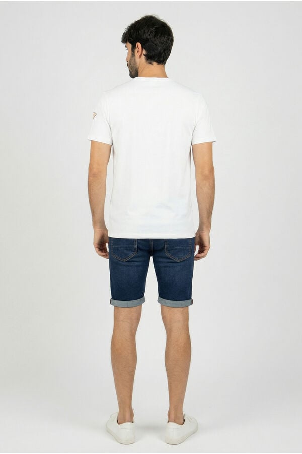 Privata T-shirt de manga curta Branco