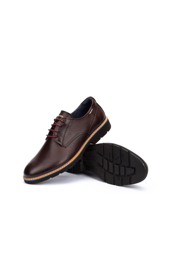 Pikolinos Zapatos cordones Marr&oacute;n oscuro