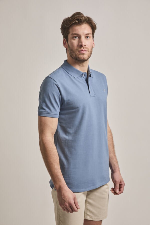 Street Monkey Essential short-sleeved polo shirt Blue