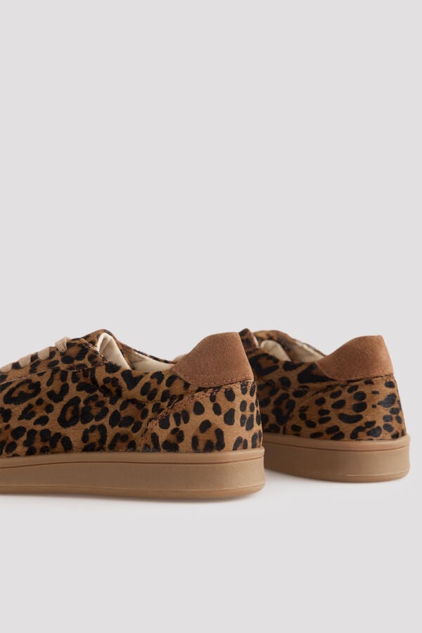 Cortefiel Leopard trainers Printed brown
