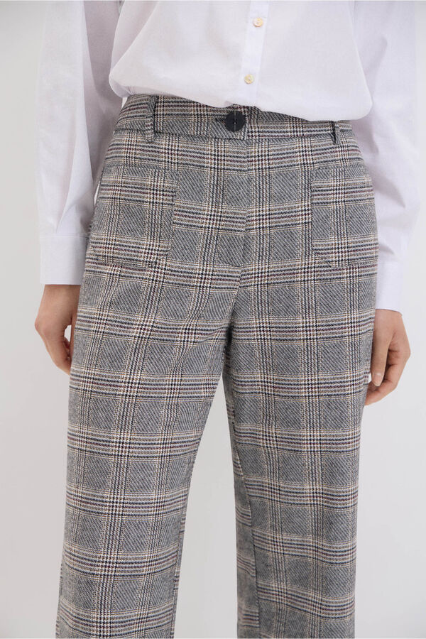 Cortefiel Straight cut trousers Multicolour