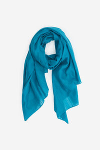 Cortefiel Single colour scarf Turquoise