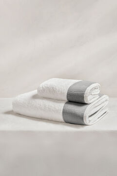 Cortefiel Aqua Sand 600 Hand Towel Gray