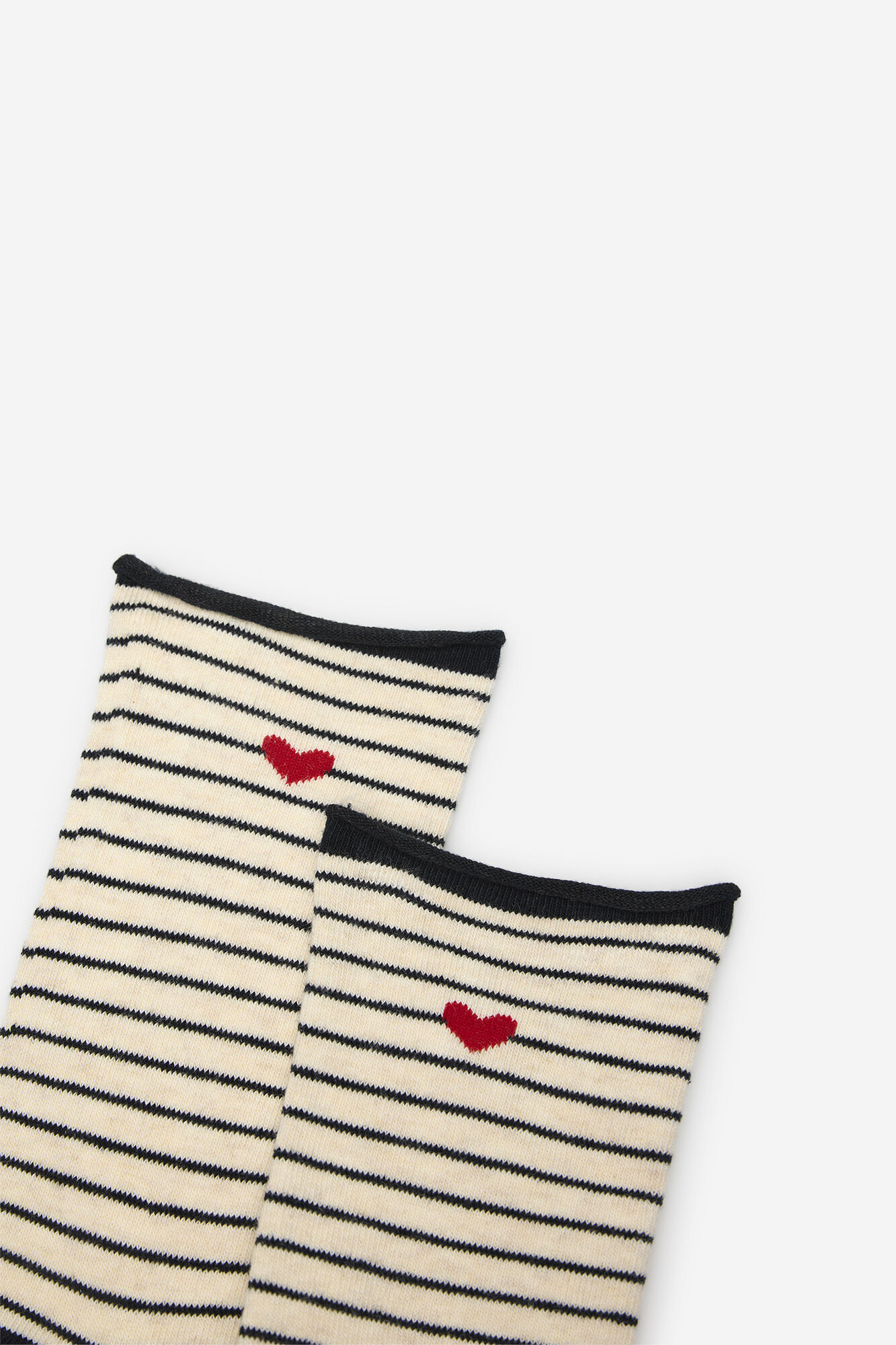 Cortefiel Long sailor sock with heart