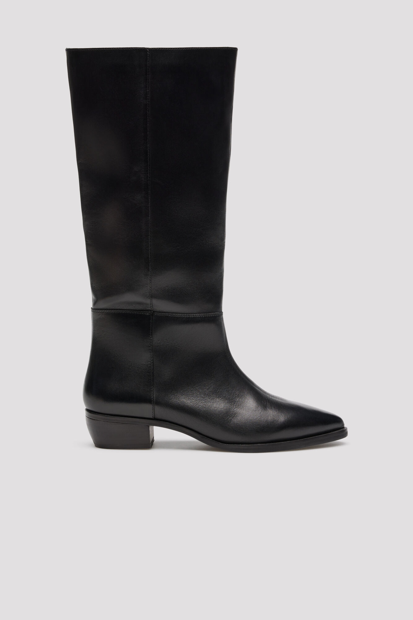 Cortefiel Leather high boot