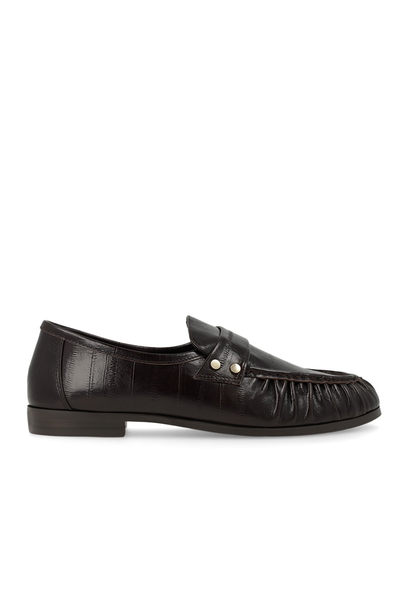 Lodi Mocasines en piel grabada