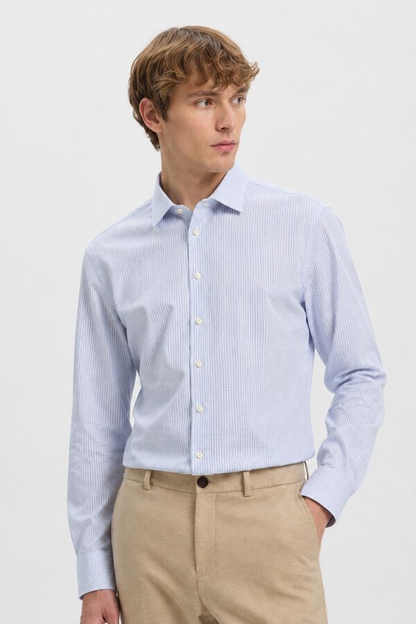 Selected Camisa formal slim fit Azul