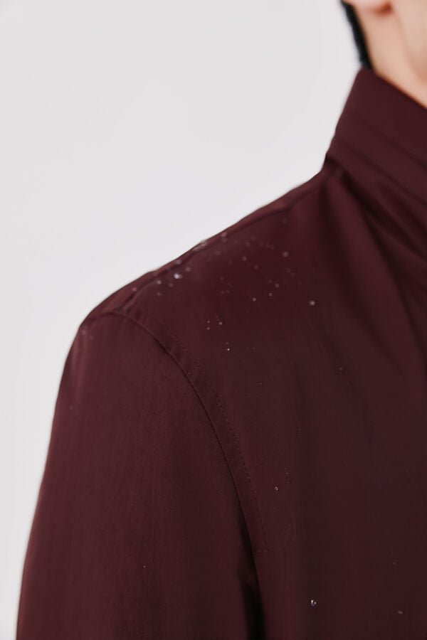 Cortefiel Field jacket with 3 pockets Maroon