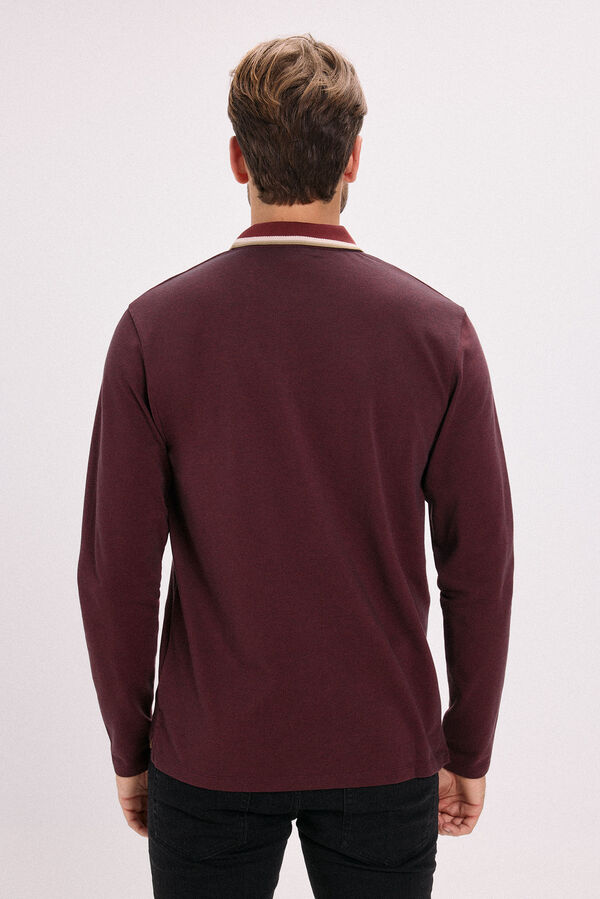 Jack & Jones Polo clássica de manga comprida Azul