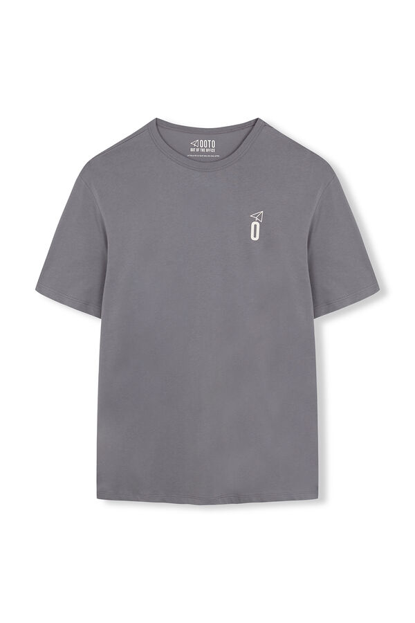 OOTO Camiseta ligera Gris