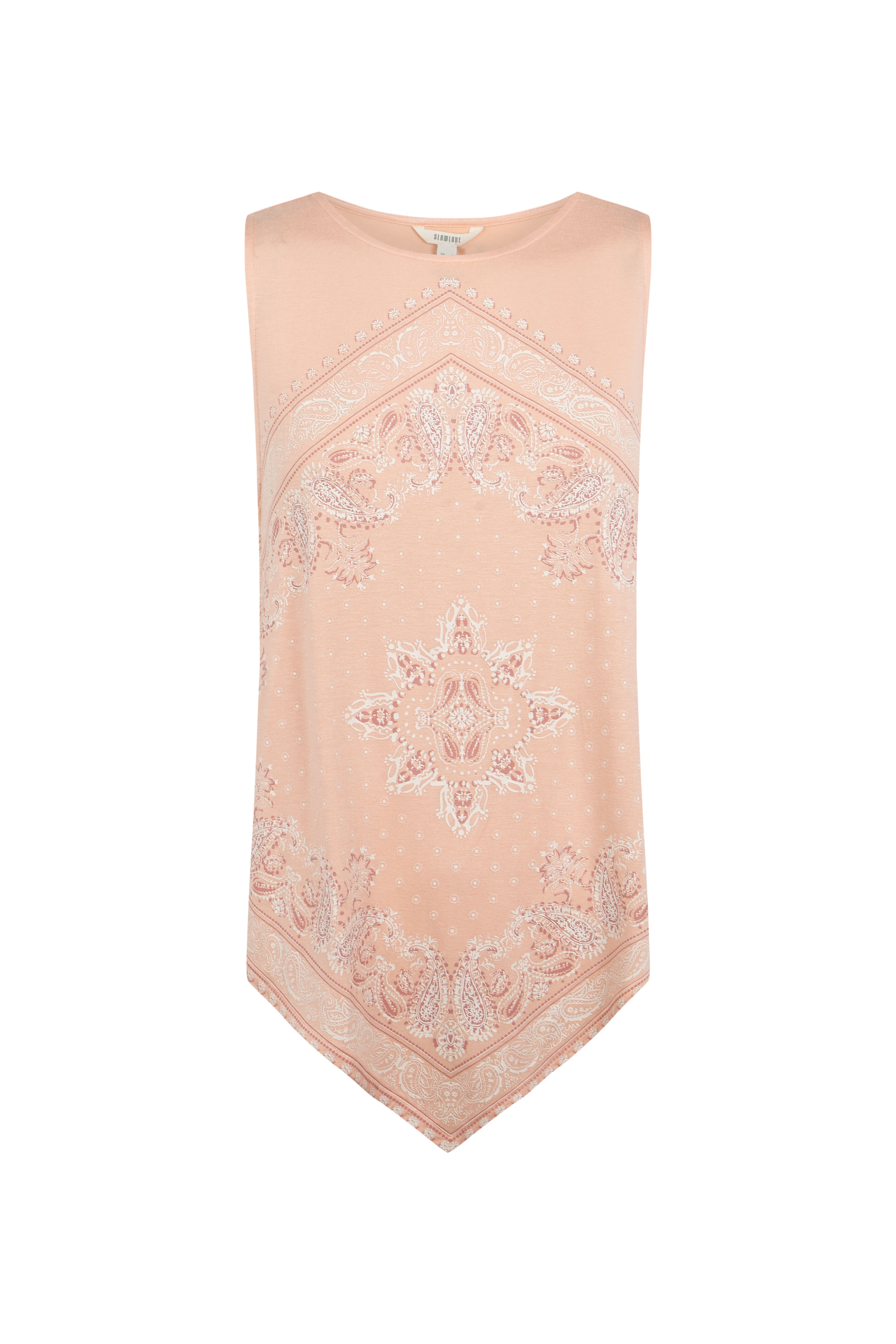 Slowlove Top tirantes detalle blonda