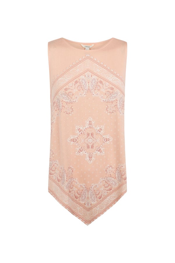 Slowlove Top tirantes detalle blonda Amarillo
