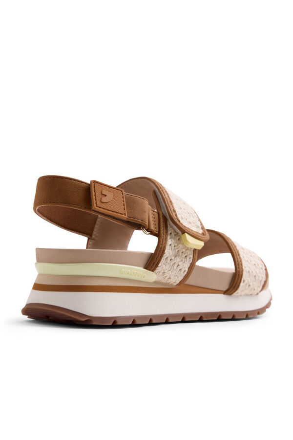 Gioseppo Sand&aacute;lias desportivas crochet Dodoma Tostado