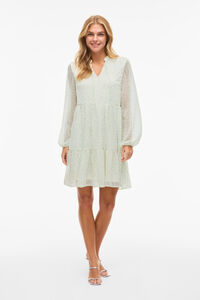 Vila Vestido curto de chiffon