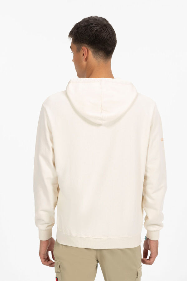 elPulpo Sweatshirt com capuz Mountain  Ecru