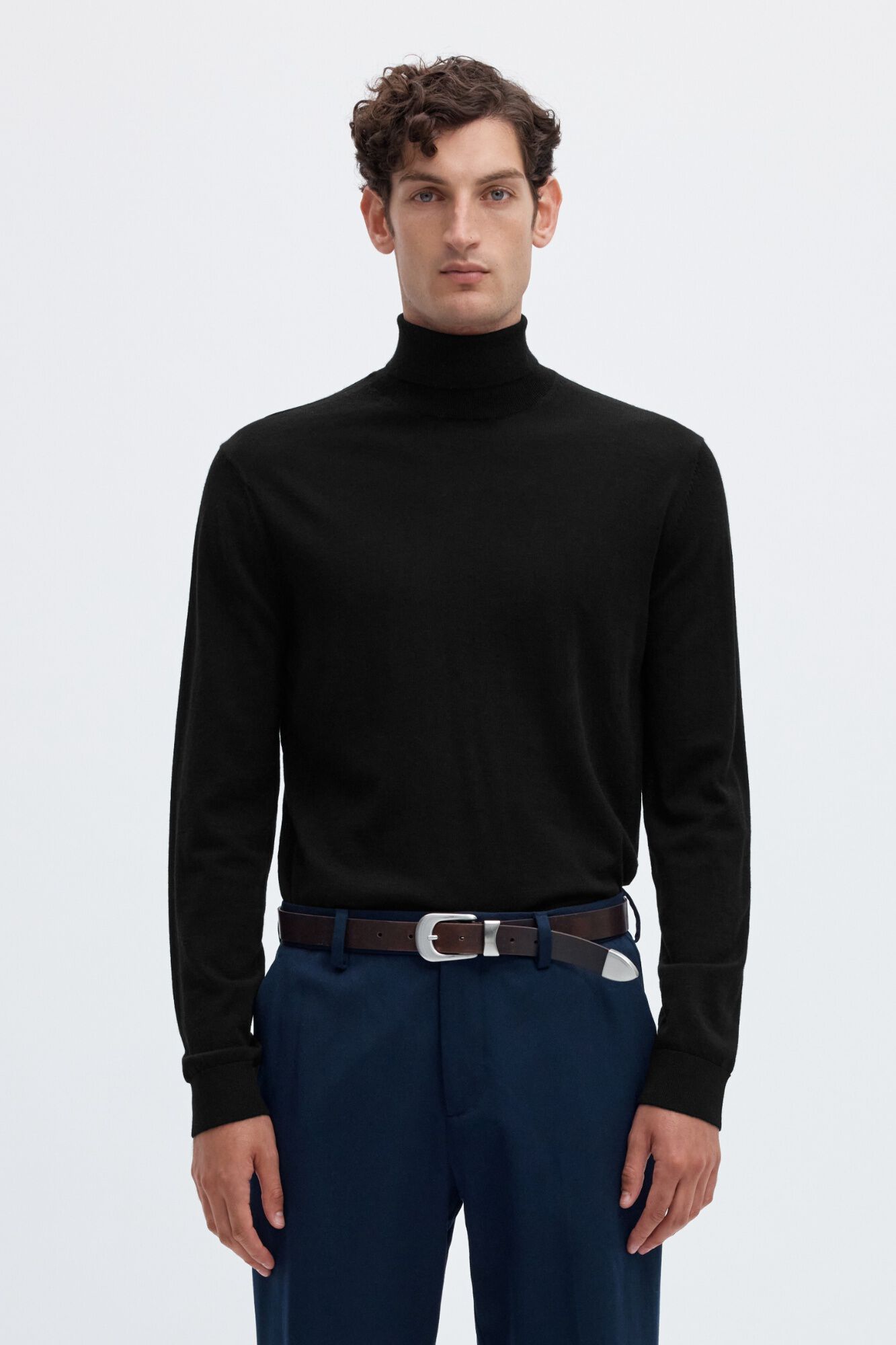 Selected Jersey cuello alto 100% lana merino