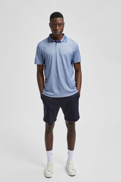 Cortefiel Coolmax® regular fit polo shirt Blue