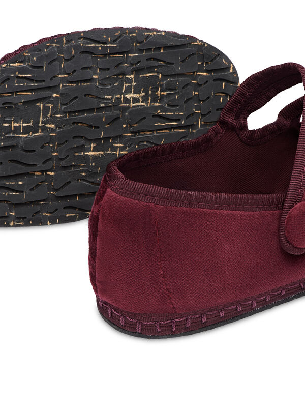 Flabelus Merceditas de terciopelo Granate