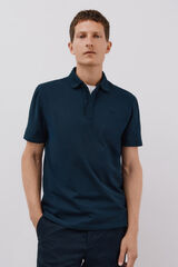 Cortefiel Regular fit polo shirt Navy