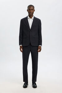 Selected Blazer de lã slim fit