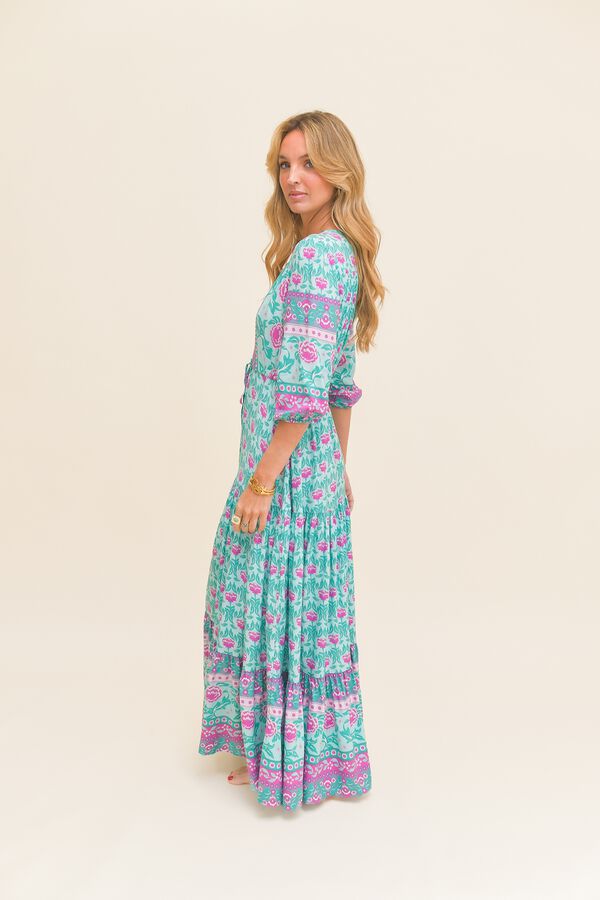 Jaase Vestido comprido Tessa Azul
