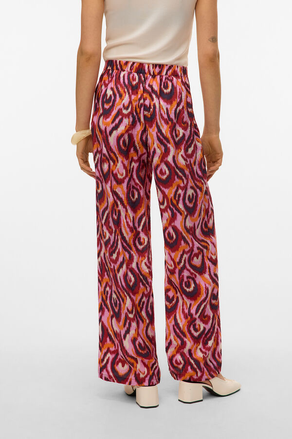 Vero Moda Calças compridas fluidas  Subiu