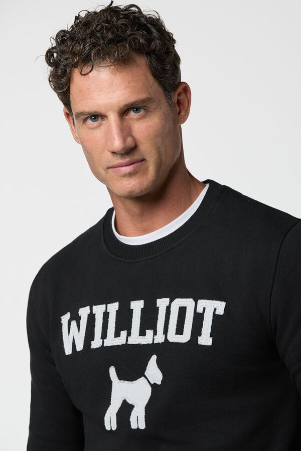 Williot Sweatshirt com remendo Williot Preto