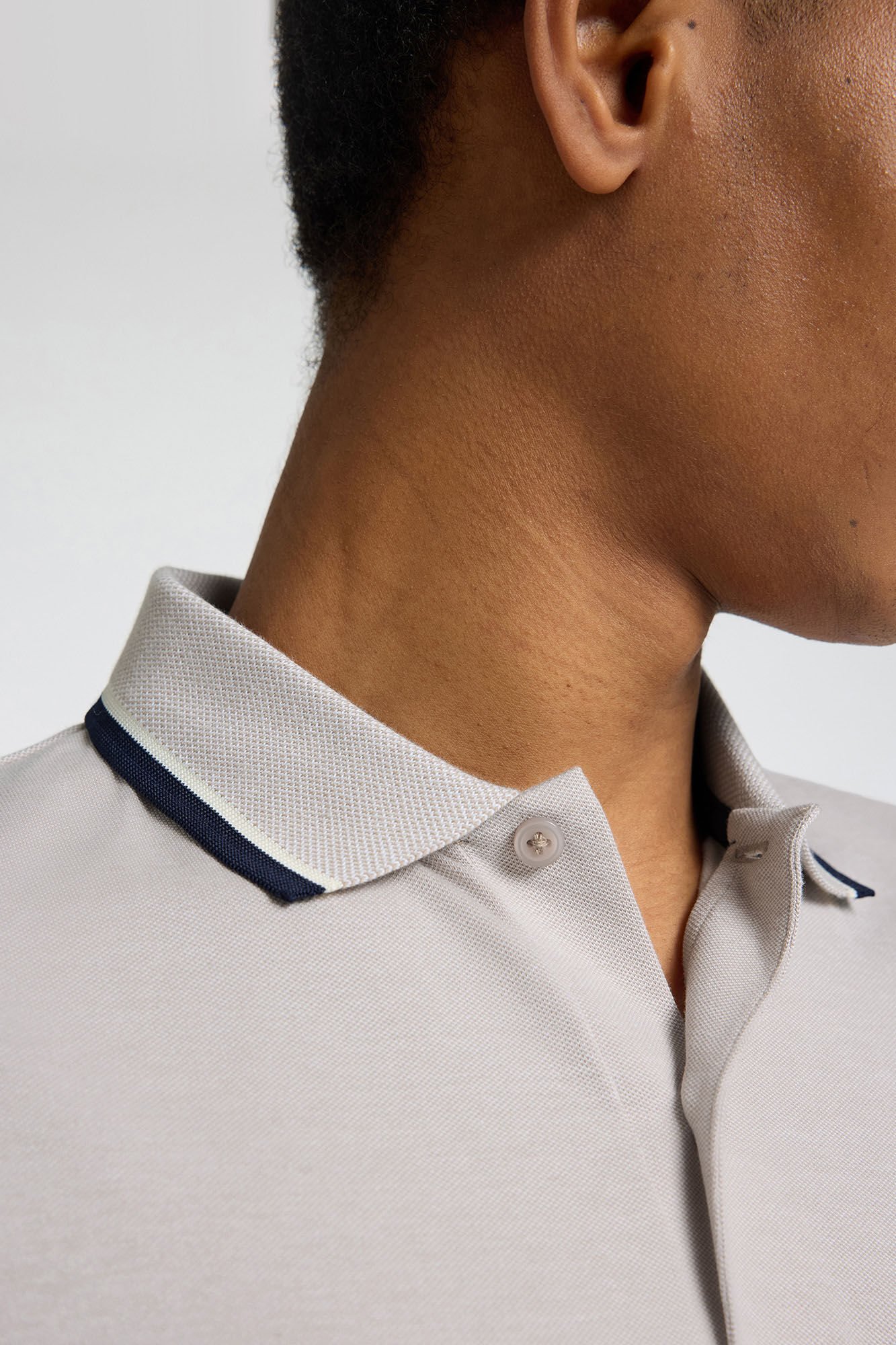 Selected Piqu&eacute; short sleeve polo shirt