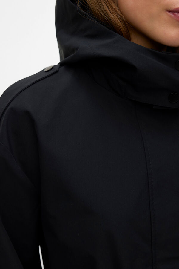 Vero Moda Casaco com capuz Preto