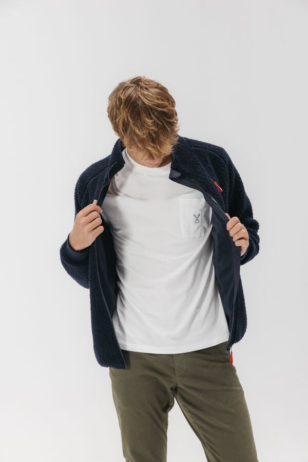 elPulpo Blusão de forro polar Vancouver Azul