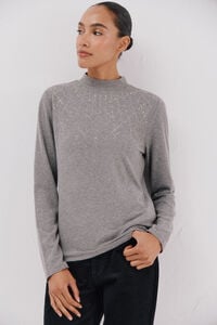 Cortefiel T-shirt with rhinestone detail