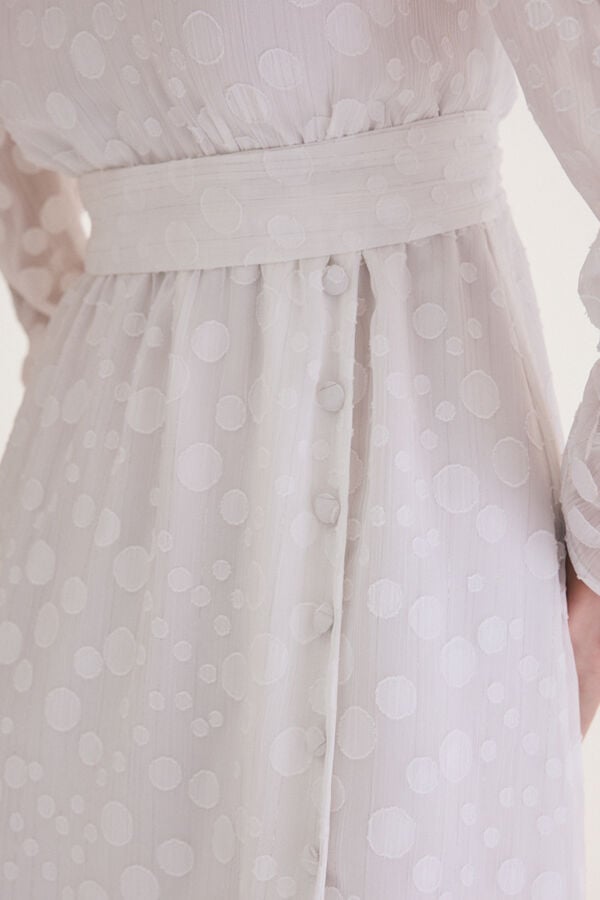 Pol&iacute;n Et Moi Vestido de noiva Amaia Branco