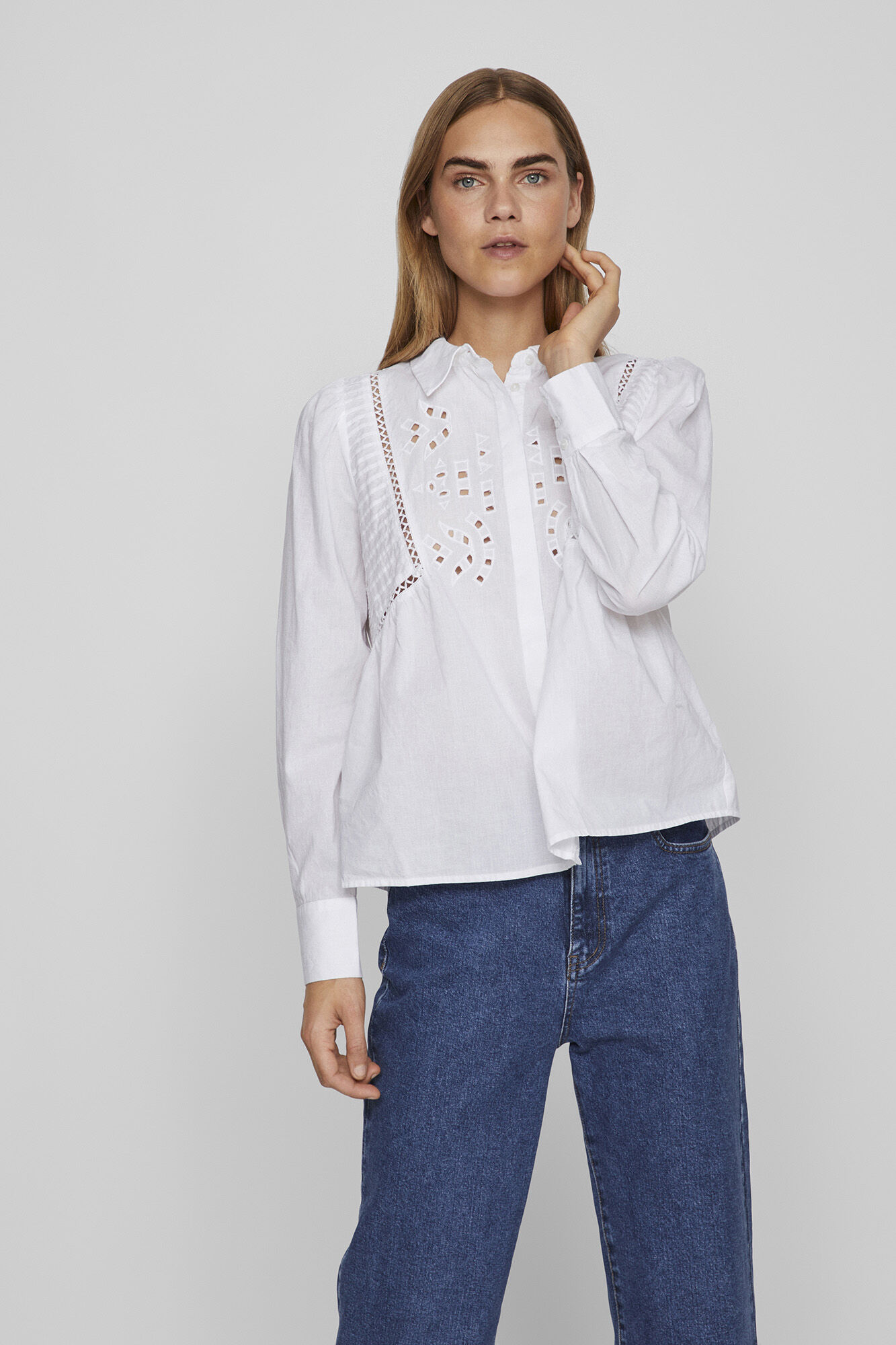 Cortefiel camisa blanca mujer sales