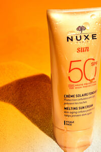 Cortefiel Nuxe Sun Melting Cream for Face High Protection SPF 50 Orange