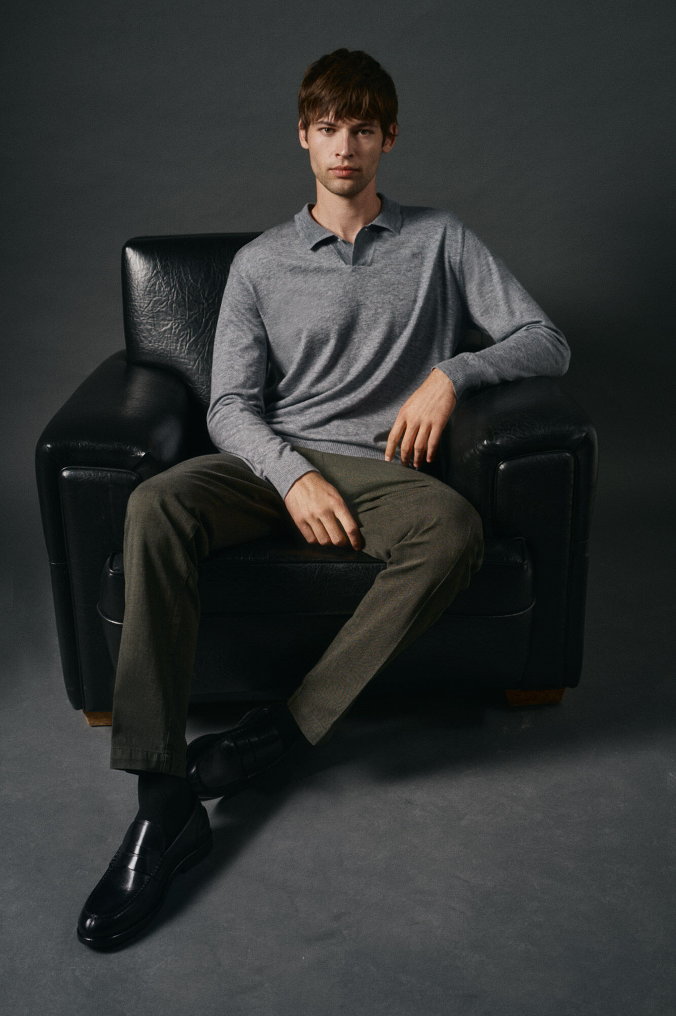 OOTO Jersey cuello polo algod&oacute;n