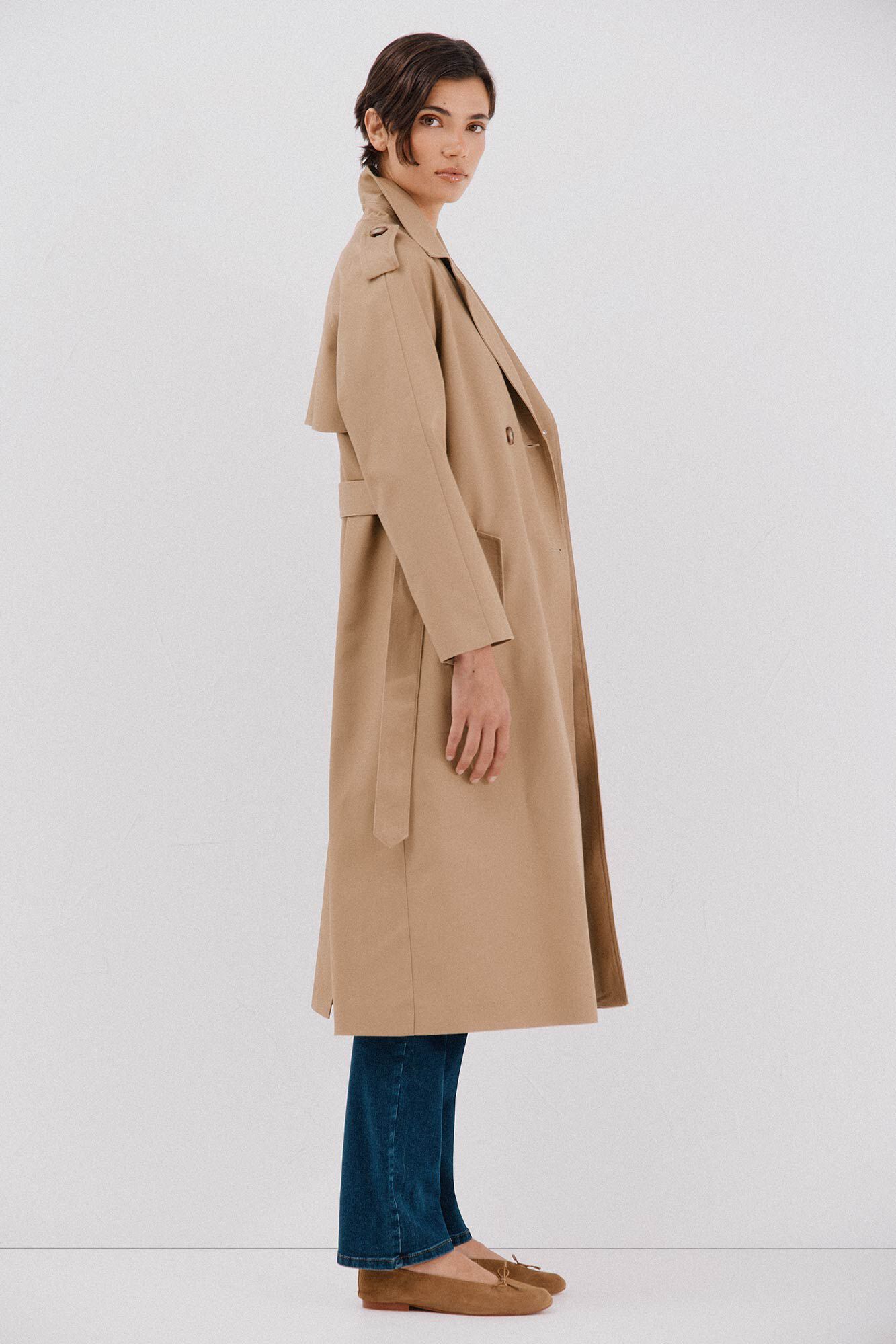 Cortefiel Long trench coat