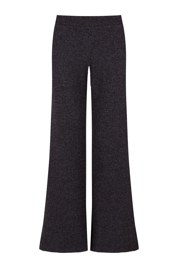 Slowlove Pantalón ancho de punto Gris
