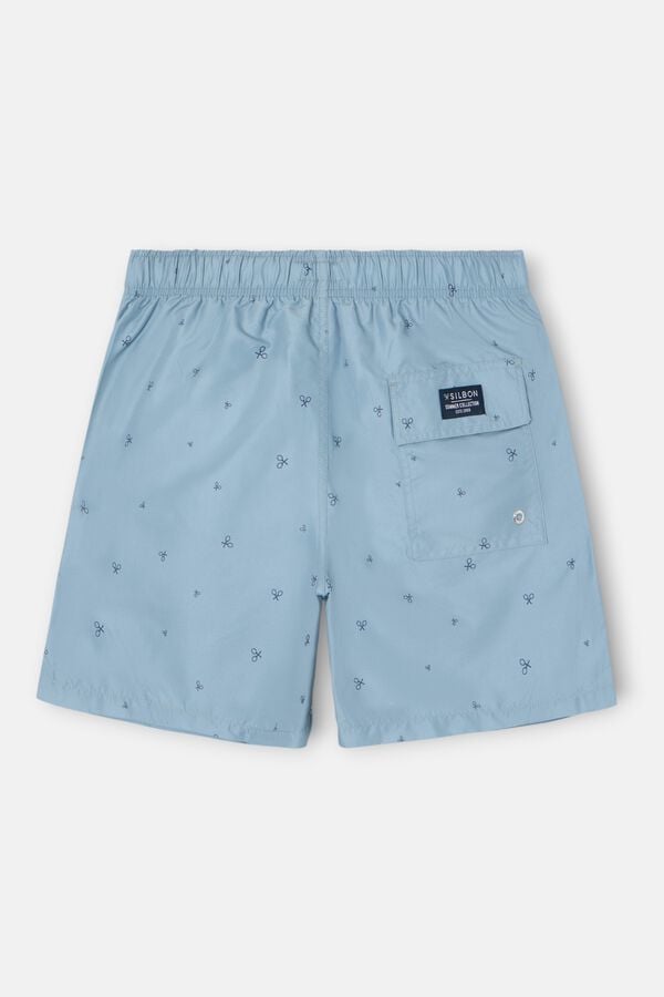 Silbon Fato de banho miniraquetes Azul