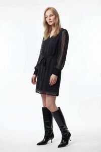 Vila Vestido curto plumeti