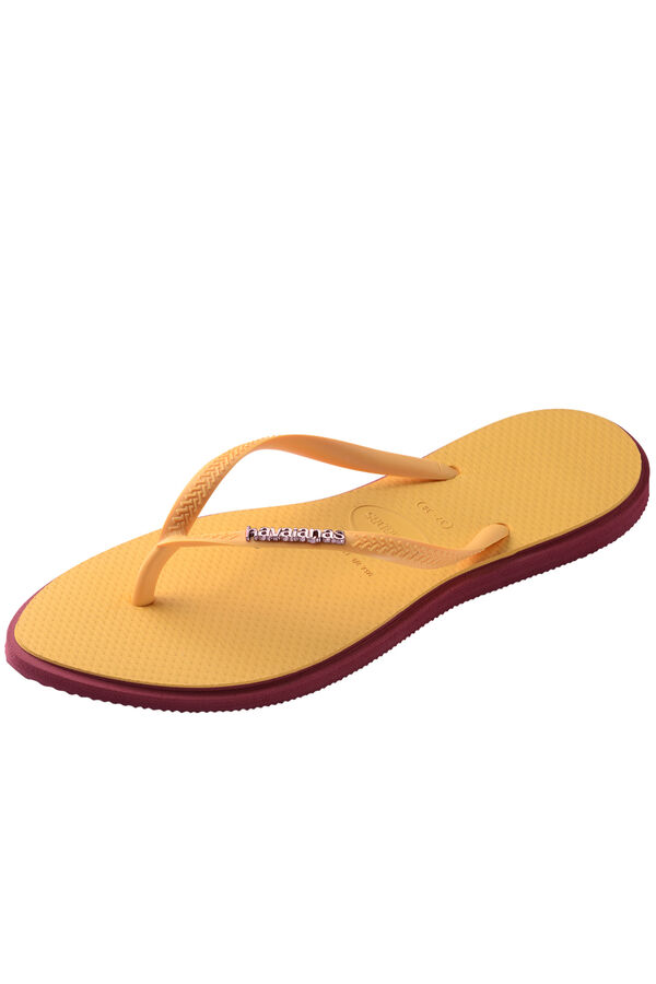 Havaianas Sand&aacute;lia Slim Point Amarelo