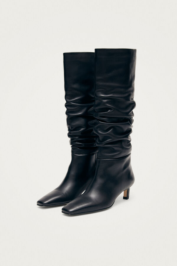 Alohas Botas de cuero Kalila Negro