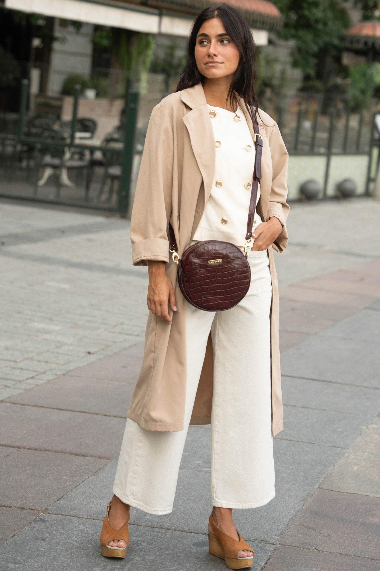 The Code Bolsa de ombro Olympia Coco Chocolate