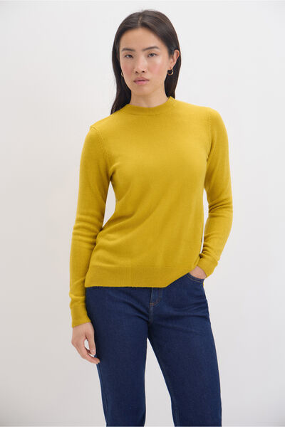 Cortefiel Soft feel jumper Gold