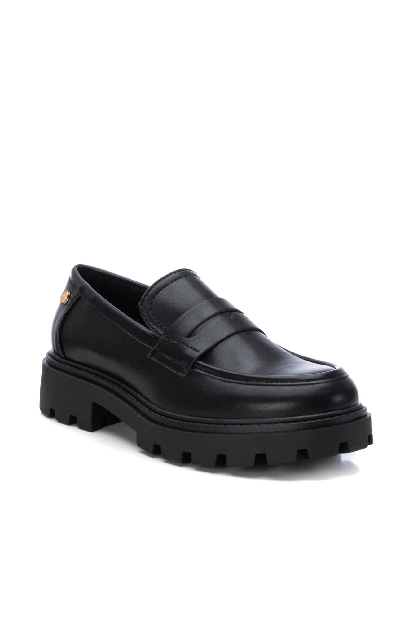Mocasines se ora negro Zapatos de mujer Cortefiel