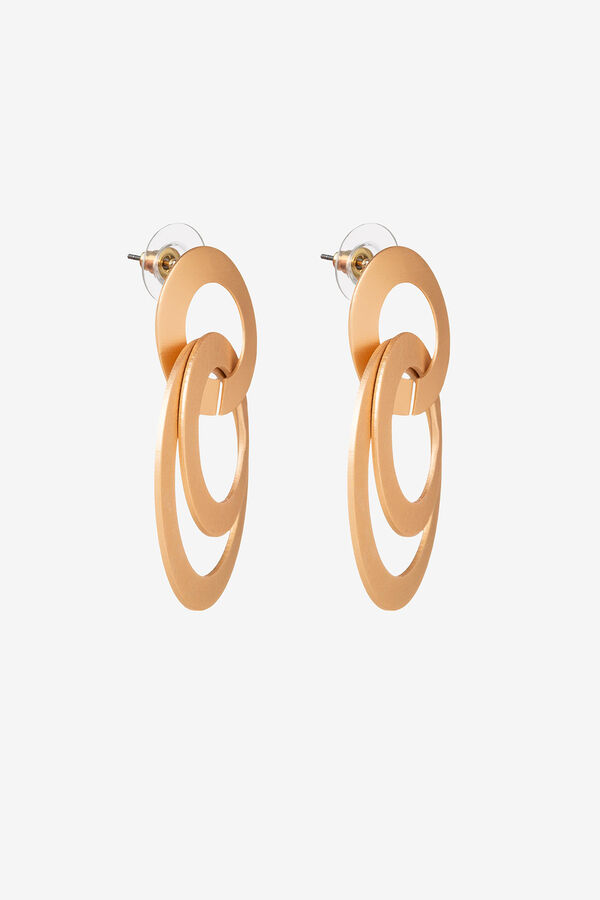 Cortefiel Gold-tone drop earrings Gold