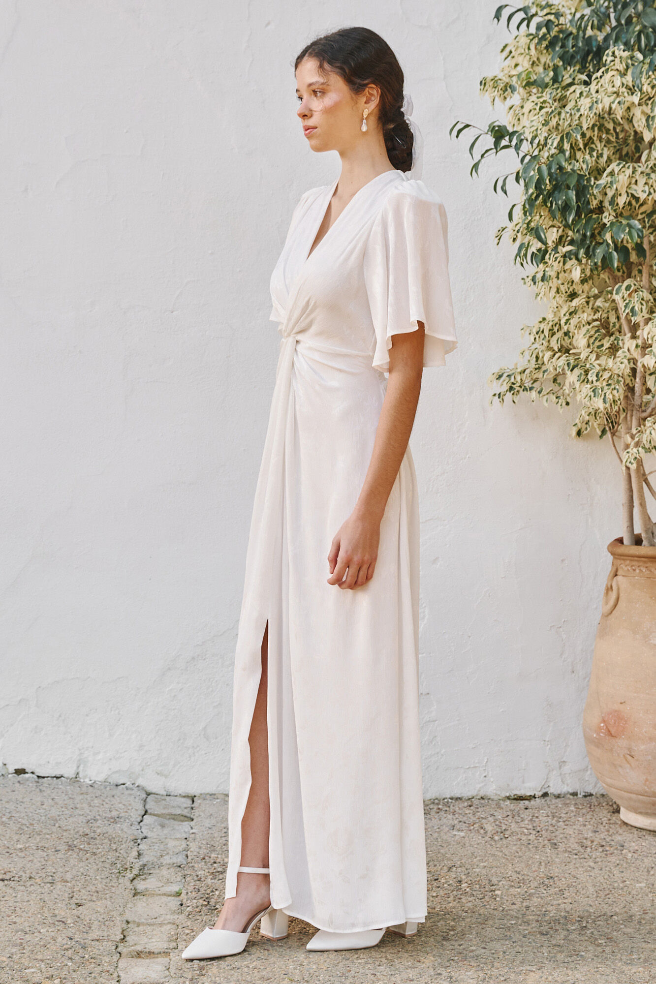 Vestido blanco cortefiel new arrivals
