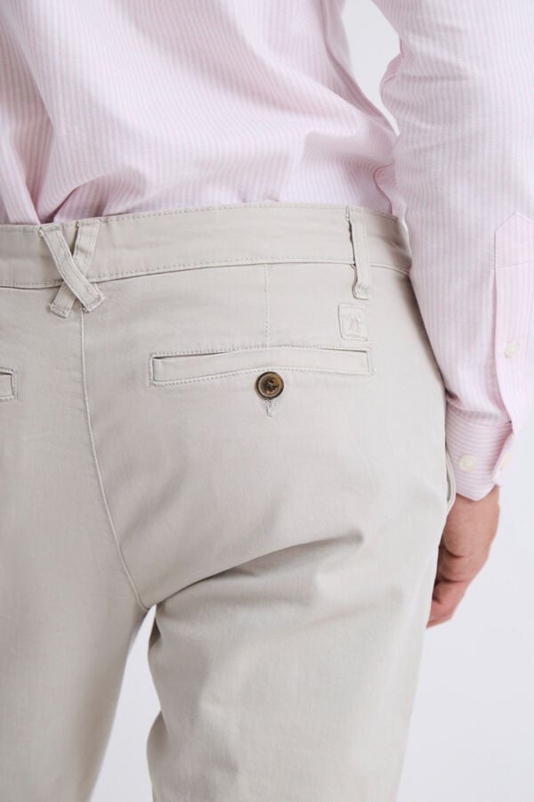 Williot Calças chino justas Cinzento