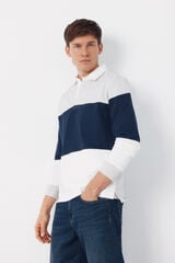 Cortefiel Rugby shirt  White